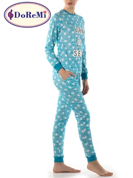 %100 Medvilnė - 2 vnt Premium Sleepwear Moterų Nightgowns Pižamos Sleepshirts Homewear Nightdress Miegoti Naktį Dėvėti Miega