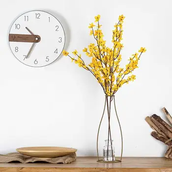 1PCS 70cm Europos kaimo geltonas dirbtinis Šokių orchidėja šilko gėlių netikrą apdailos gėlę vestuves namų dekoro FDH