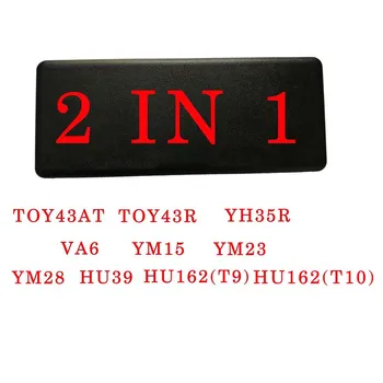 1PCS LiShi 2 in 1 Priemonė, Įrankių, Spynų TOY43AT TOY43R YH35R YM15 YM23 YM28 HU39 HU162(T9) HU162(T10) VA6for Automobilių/Auto