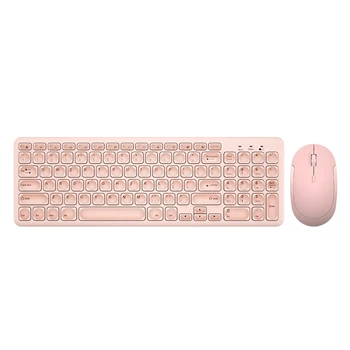 2.4 G Wireless Keyboard Mouse Combo Pelninga Žaidimų Klaviatūra Slient Mygtuką Mini PC Gamer Klaviatūra, Pele Rinkiniai 