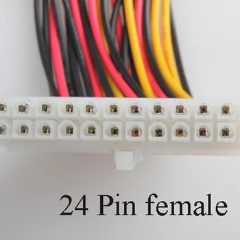 20 Pin-24 Pin Moterų ir Vyrų Maitinimo Adapterio Kabelis, skirtas Nešiojamas kompiuteris, PC Kompiuteris SUB Pardavimas