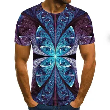 2021 hip-hop vyriški marškinėliai vasaros naują stilių 3d atspausdintas trumpas rankovės vyrų t-shirt mados viršų streetwear