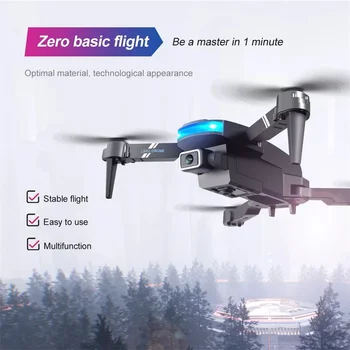 2021 Naujas LS-878 Mini Drone 4K 1080P HD Dual Camera WiFi FPV Drone, Sulankstomas Rc Sraigtasparnis Juoda Drone Dovana Žaislai Berniukams VS XT6