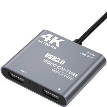 4K HDMI suderinamus Žaidimas Užfiksuoti Kortelės HDMI-suderinama Su USB 3.0, Vaizdo Garso įrašymo Su Full 1080p 60 Įrašyti