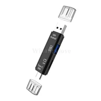 5 in 1 Multi OTG Kortelių Skaitytuvas Micro SD / SD Kortelę / USB Reader 