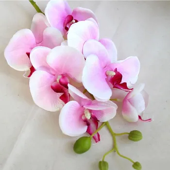78cm 7 Gėlės, Dirbtinės Gėlės Drugelis Orchidėja, 