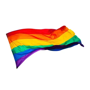 90x150cm LGBT Vėliava Lesbiečių, Gėjų Draugiškas Spalvinga Vaivorykštė Homoseksualų Vėliavos Namų dekoro Priedai