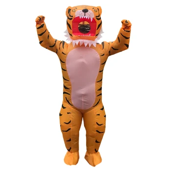 Amino Tigras Pripučiami Kostiumai Helovinas Suaugusiųjų Karnavalas Šalies Cosplay Kostiumų Vaidmuo Žaisti Disfraz Vyras, Moteris