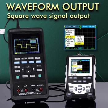 Analoginis Juostos Paramos Signalo Skaitmeninio Saugojimo Oscilloscope su Apšvietimu Signalo Saugojimo LCD Ekranas su Apšvietimu
