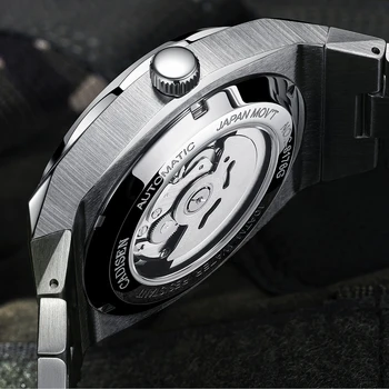 Automatinis vyriški Laikrodžiai CADISEN DIZAINO Nerūdijančio Plieno, Verslo Mechaninė Žiūrėti Top Brand Prabangos Laikrodžiai Vyrams 2021