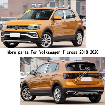 Automobilių Galinis galines Duris Licencijos bagazines dangtis Bamperis Rėmo Plokštės Apdaila Stick Kamieno Gaubtai Volkswagen VW T-kirsti Tcross 2018 2019 2020