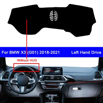 Automobilių Vidinis prietaisų Skydelio gaubtas, Skirtas BMW X3 G01 2018 2019 2020 2021 Auto Brūkšnys Kilimėlis Kilimų Žaliojo Saulės Pavėsyje, Anti-UV Dashmat Trinkelėmis Raštas