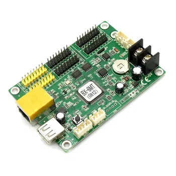 BX-6MT tinklo ir USB 256*64 pikselių led kontrolės kortelė 4*hub12,2*hub08 vieno ,dviejų spalvų P10 ,f3.75,f5.0 led ekranas valdyba