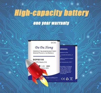 Da Da Xiong 3350mAh BOPB5100 Baterija HTC Desire 516 D516d htc516 D516w Noras 316 D316d 316d Telefono Baterija