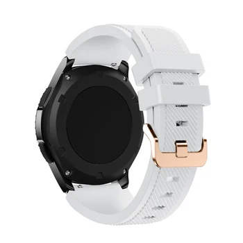 Dirželis su Silikono Watchband už Huawei Žiūrėti GT GT2 42/46mm/GARBĖS Magija/galaxy watch3 41 45mm Sporto Apyrankę 20/22 MM Apyrankės