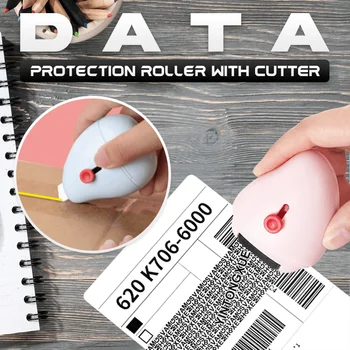 Duomenų Apsaugos Roller Su Pjovimo Apsauga nuo Vagystės Roller Antspaudą Privatumo Konfidencialių Duomenų apsaugos Jūsų ID Dropshipping