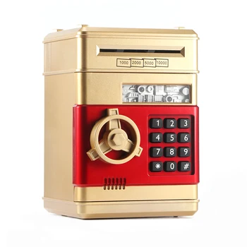 Elektroninių Piggy Bank ATM Slaptažodį taupyklė Pinigų Monetų Taupymo Automatinis Indėlių Banknotų BANKOMATŲ Banko seifo Vaikams, Vaikų Kalėdų Dovana