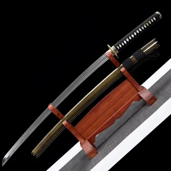 Funkcija Catana Japonų Samurajus Kardas Real Steel Full Tang Peilis Aštrus Mūšį Pasirengę Originali Katana Pjovimo Praktika