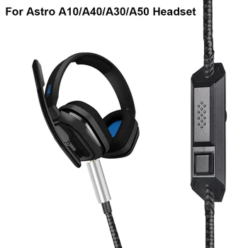 Garso Pratęsti Kabelis, 3.5 mm Lizdas Žaidimų Ausinės ilgintuvas Išjungti garso Valdymas Su Mikrofonas Astro A10/A40/A30/A50