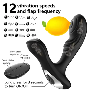 Greičių Vibracija 12 Vyrų Prostatos Massager Elektros Smūgio Analinis Kaištis Makšties Dildo G Vietoje, Vibratorius, Sekso Vyrų Gėjų Erotika Ir L1