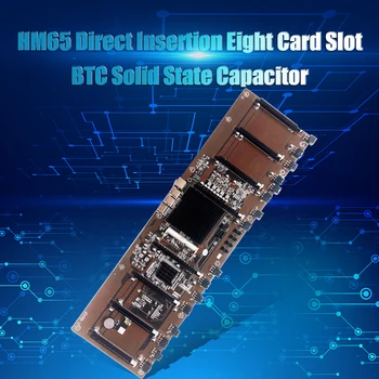 HM65 USB 8 GPU, CPU DDR3 BTC Kasybos Plokštė Parama Multi-grafikos 8-kortelės Kompiuterio Plokštę už 1660 2070 3090 Rx580