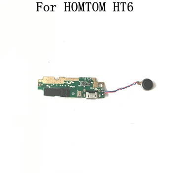 HOMTOM HT6 USB Kištukas Mokestis Valdybos + Vibracija Variklis HOMTOM HT6 Remonto Tvirtinimo Dalies Pakeitimas