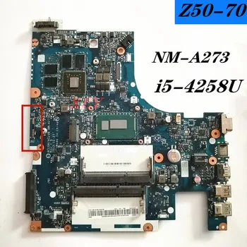 I5-4258U Lenovo Z50-70 nešiojamojo kompiuterio motininė plokštė nepriklausoma grafikos plokštė ACLUA/ACLUB NM-A273 testas