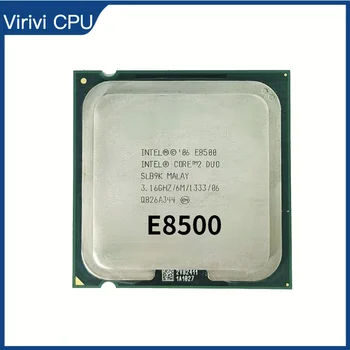 Intel Core 2 Duo E8500 Procesorius SLB9K SLAPK 3.16 GHz 6MB 1333MHz Socket 775 cpu