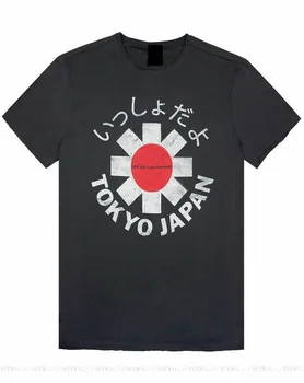 Išplėstos Red Hot Aštriosios Paprikos. Tokijuje (Japonija Mens Padidino Viršūnes Tee Marškinėliai Streetwear Viršūnės T-Shirt
