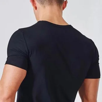 J1188-fitneso Treniruotės vyrams trumpomis rankovėmis marškinėliai vyrams šilumos raumenų kultūrizmo dėvėti suspaudimo Elastinga Slim naudotis drabužiai