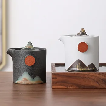 Japonijos Toli Atsparus Karščiui Puodą Ranka-Dažytos Keramikos Molio Kung Fu Arbatos Office Home Zen Arbatos Vieno Arbatinukas Arbatos Rinkinys Siteel