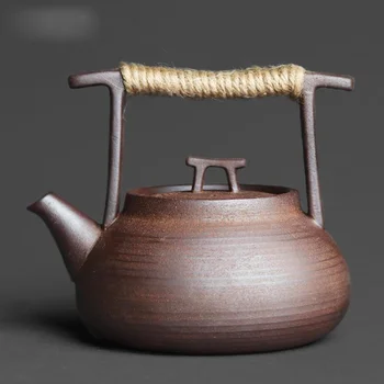 Japonų stiliaus rankų darbo arbatinukas retro keramikos Kungfu arbatos ceremonija nešiojamų arbatos gamintojas keramikos arbatinukas arbatos rinkinys