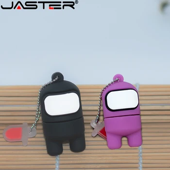 JASTER USB 2.0 mielas akinius piktadarys , mini, geriausia dovana vaikams, mėgstamas studentų 4GB 8GB 16GB 32GB 64GB 128GB