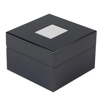 Juodos Lakuotos Medinės High-End Žiūrėti Box Prekės Ženklo Žiūrėti Ekranas Dėžutė Kvadratinė Dėžutė