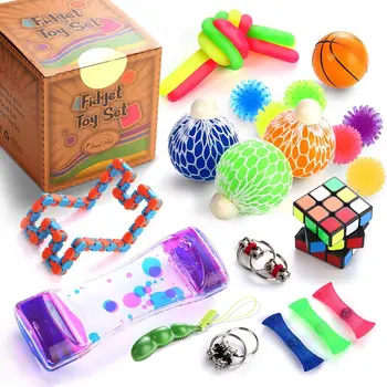 Jutimo Fidget Žaislų Paketas, skirtas Vaikams ar Suaugusiems Fidget Žaislų Paketas Vertus, Žaislų, Stresas, Nerimas Reljefas Žaislų Rinkinys ADHD