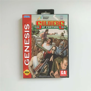 Kareiviai Likimo - Dangtelis Su JAV Mažmeninės Langelyje 16 Bitų MD Žaidimo Kortelės Sega Megadrive Genesis Vaizdo Žaidimų Konsolės