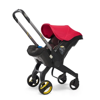 Kūdikio Vežimėlį, 4 in 1 Su Automobilių Sėdynės Baby Bassinet Aukštos Landscope Lankstymo Kūdikis Vežimas Pliušinės Naujagimiams Landscope