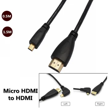 Micro HDMI suderinamus Vyrų Vyrų Adapterio Kabelis, skirtas GoPro 