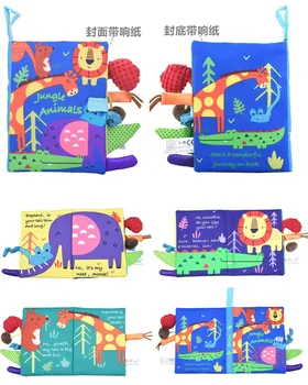 Montessori Žaislai Vaikams, Vaikams Audinys Knygos Istorija Interaktyvūs Žaislai Anksti Švietimo Knyga Pirštų Jutimo Intelektinės Plėtoti