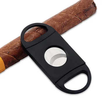 Nešiojamų Juoda Mini Cigarų Pjovimo Cigaro Žirklės dviašmenis Praktinių Dalykėlių Nerūdijančio Plieno/ABS Cigarečių Priedai