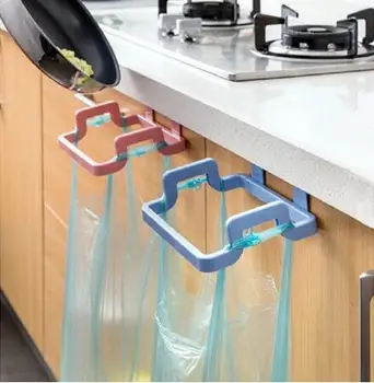 Nešiojamų Plastiko Šiukšlių Kabo Maišelis Virtuvės Šiukšlių Stalčiuko Maišelį Kablys Šveitimo Padas Sausas Lentynos Laikiklis Virtuvės Organzier #