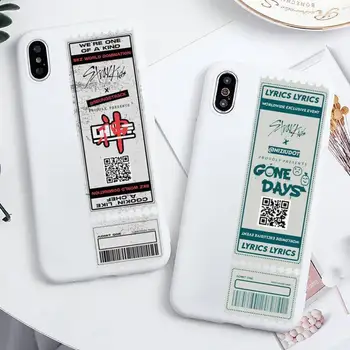 Originalus Prabanga, Benamiai Vaikai bilietai Dizainas Telefono dėklas Candy Spalva Balta iPhone 11 pro XS MAX 8 7 6 6S Plus X 5S SE 2020 XR
