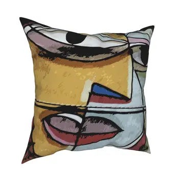 Picasso Abstraktaus Meno Užvalkalas Spausdinimo Poliesteris Pagalvėlė Padengti Apdailos Pagalvės užvalkalą Padengti Namų Užtrauktukas 45*45cm