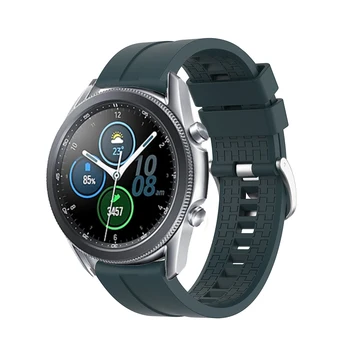 Samsung Galaxy Žiūrėti 3 41mm 45mm Juosta 20mm 22mm Dirželis Sporto Silikono Watchband Už Amazfit GTR 2/2E GTS 2/2E/2 Mini Correa