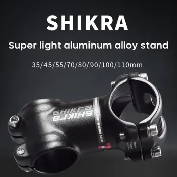 SHIKRA Dviračių Kamieninių Kalnų Keliais Dviračiu Kamieninių Ultralight Kamieninių 31.8 mm Vairo Stiebo 7 Laipsnį 45 55 65 70 80 90 100 110mm Dviratį Kamieninės