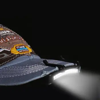 Super Ryškus LED 11 bžūp žibintas priekinis žibintas priekinis Žibintas, galvos Žibintuvėlis galvos Kepurė Hat Šviesos Įrašas apie šviesos Žvejybos žibintas