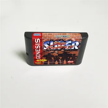 Super Žaidimas Street Kovotojas II 2 - 16 Bitų MD Žaidimo Kortelės Sega Megadrive Genesis Vaizdo Žaidimų Konsolės Kasetė