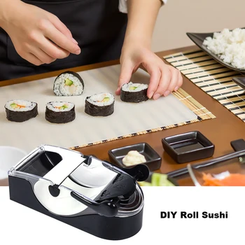 Suši Priedai Roll Maker Ryžių Kamuolys Pelėsių Non-stick Daržovių, Mėsos Valcavimo Įrankis 