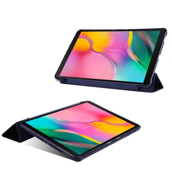 Tablet Case for Samsung Galaxy Tab 10 1 10.1 2019 T515 T510 SM-T510 SM-T515N Ultra Plonas Lankstymo Smart Cover 