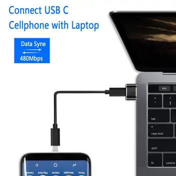 USB 2.0 Type A Male Tipo C lizdinė Jungtis, Keitiklis Adapterio Tipas-c USB Standarto Įkrovimo Duomenų Perdavimas